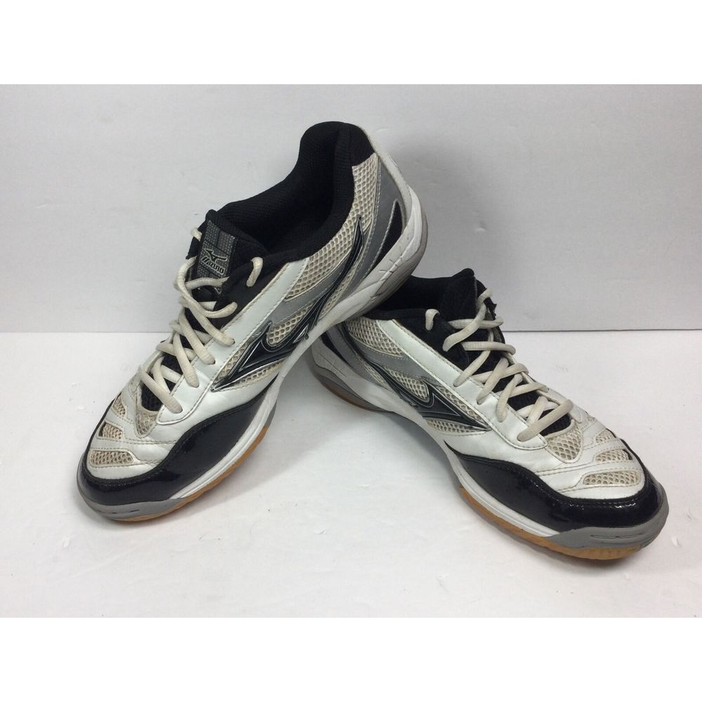 Mizuno Wave Rally 5 Sneakers Womens Sz 10 Volleyball Shoes Athletic White Black